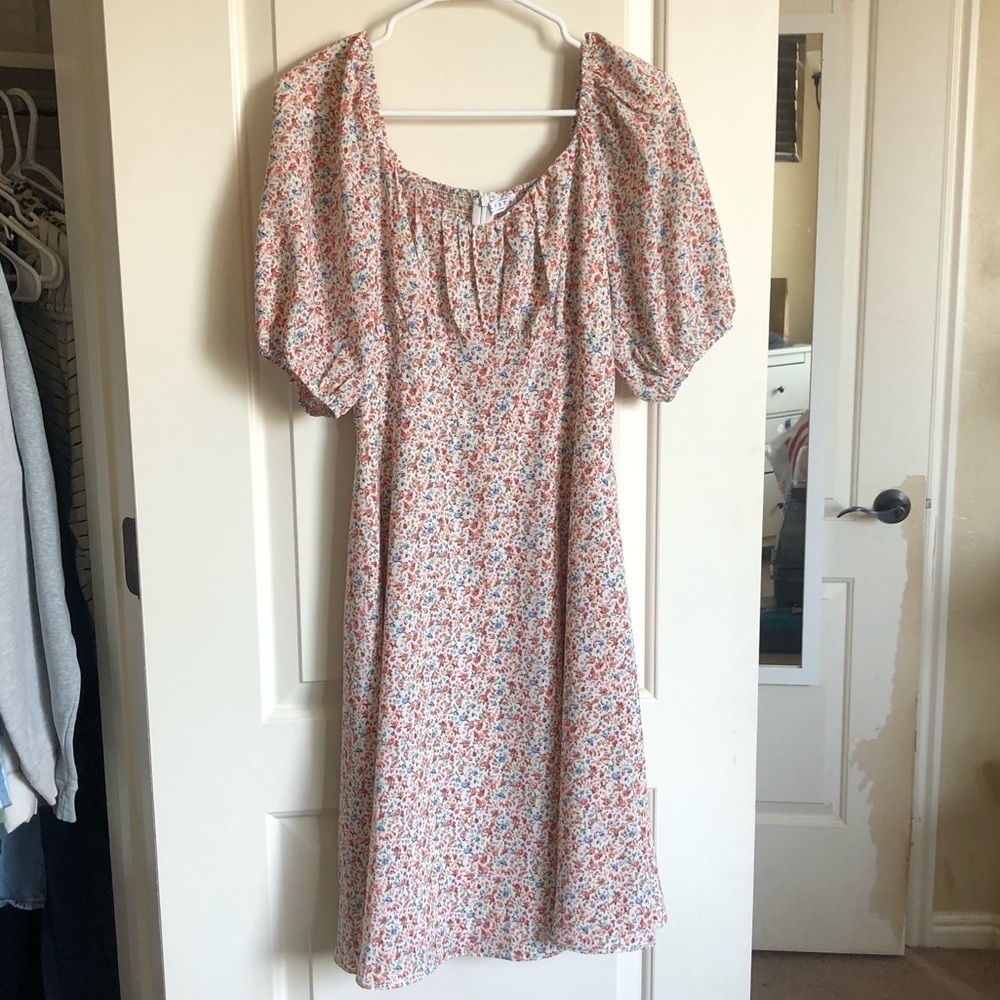 Floral Knee Length Dress